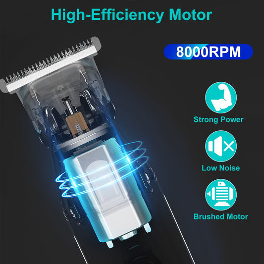 5-in-1 Beard Trimmer Kit, IPX5 Waterproof for Men