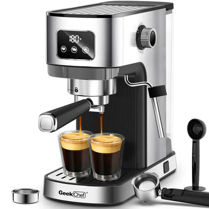 20-Bar Espresso Machine with Steam Wand