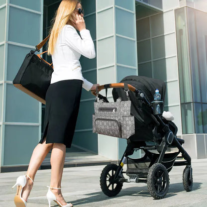 8-Piece Diaper Bag Set with Bottle Bag & Changing Pad