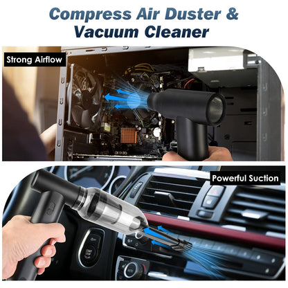 Cordless Air Duster & Vacuum, 250000 RPM