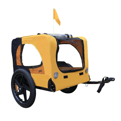 Foldable Pet Bike Trailer & Stroller, Dog Carrier