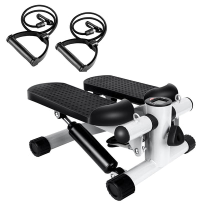 Mini Stepper with Resistance Bands & LCD Monitor
