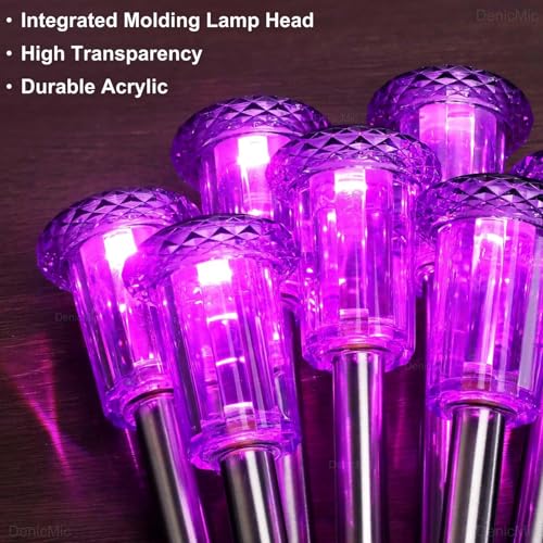 DenicMic Solar Halloween Lights Outdoor Waterproof 10 Pack Halloween Decor